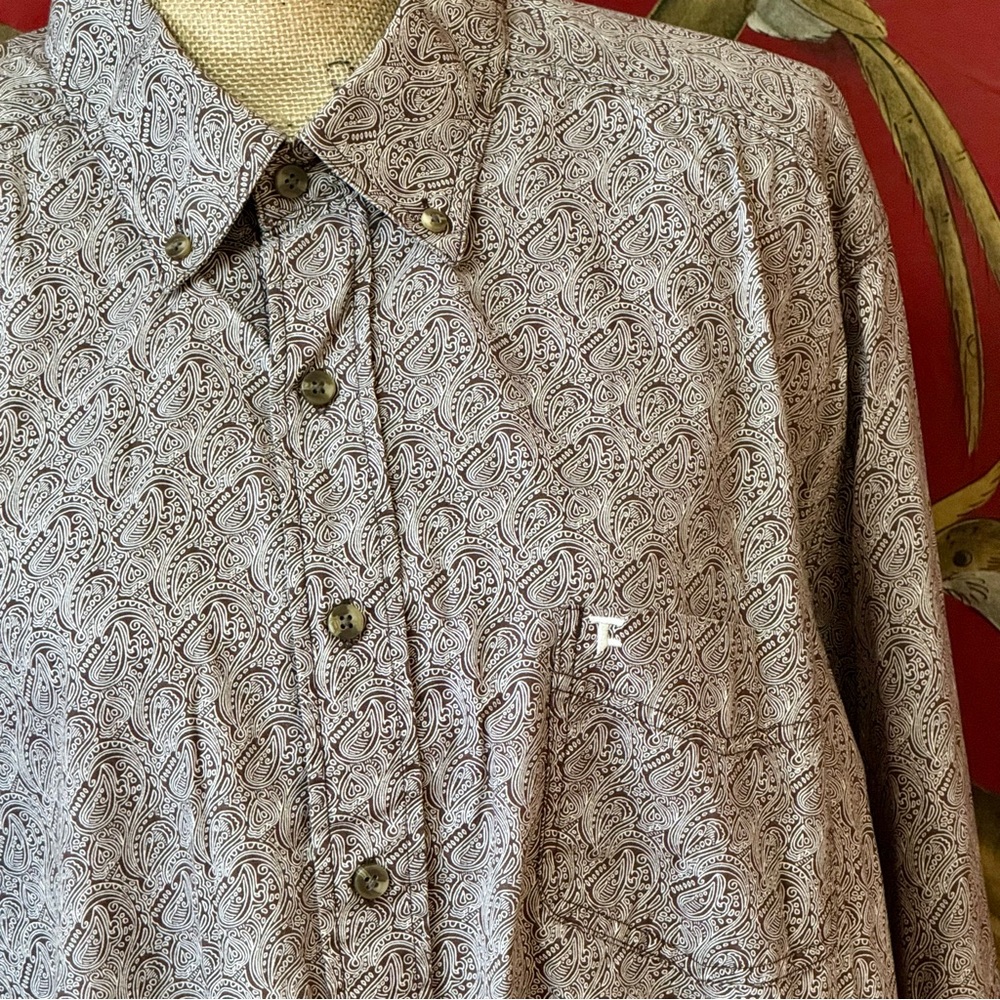 🆕 Men’s PANHANDLE Western Shirt | Tuf Cooper Performance | #F6 - Picture 5 of 11